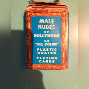 Vintage 1970's male nude playing cards 😳